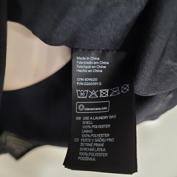 H&M Black Gold V-Neck Chevron Sequins Night Out Dress Size Women's Small 6 - Picture 10 of 10